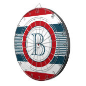 Monogrammdesign Dartscheibe (Vorderseite rechts)
