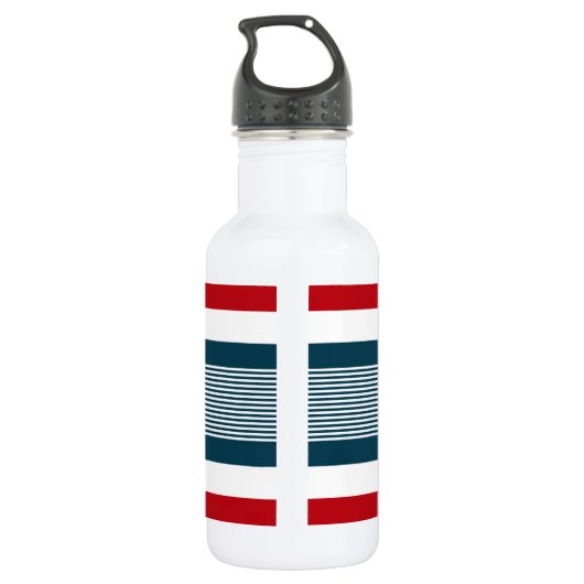 Monogrammdesign Edelstahlflasche (Rückseite)