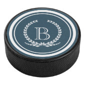Monogrammdesign Eishockey Puck (3/4)