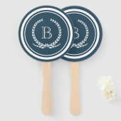 Monogrammdesign Fächer (Vorne und Hinten)