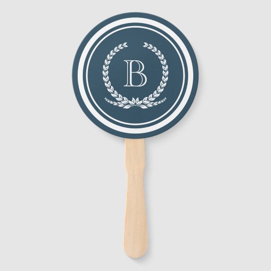 Monogrammdesign Fächer (Vorderseite)