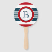 Monogrammdesign Fächer (Rückseite)