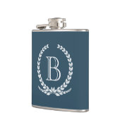 Monogrammdesign Flachmann (Links)