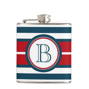 Monogrammdesign Flachmann