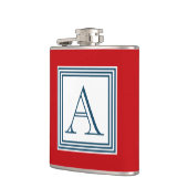 Monogrammdesign Flachmann (Links)