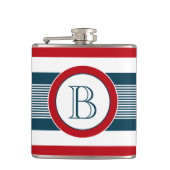 Monogrammdesign Flachmann (Vorderseite)