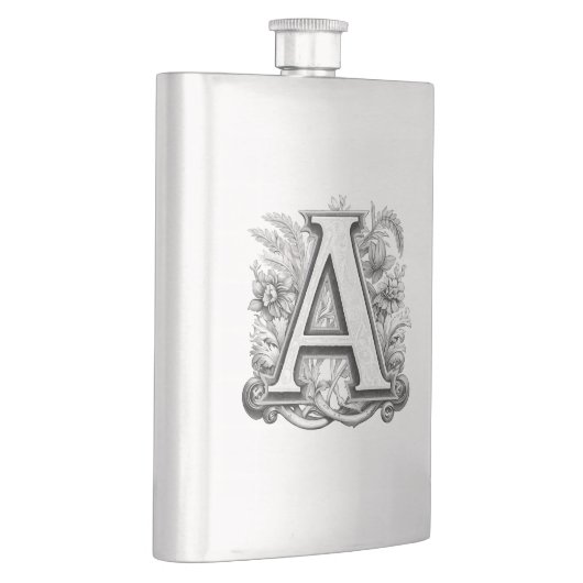 Monogrammdesign Flachmann (Rechts)