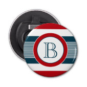 Monogrammdesign Flaschenöffner (Vorderseite)