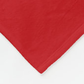 Monogrammdesign Fleecedecke (Ecke)