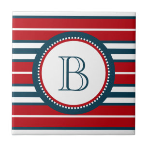 Monogrammdesign Fliese