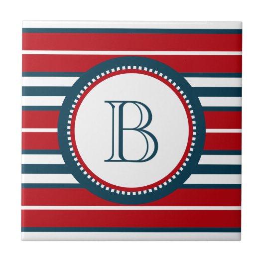 Monogrammdesign Fliese (Vorderseite)