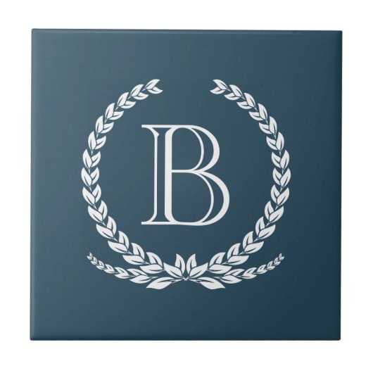 Monogrammdesign Fliese (Vorderseite)