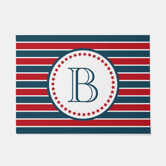 Monogrammdesign Fußmatte (Vorderseite)