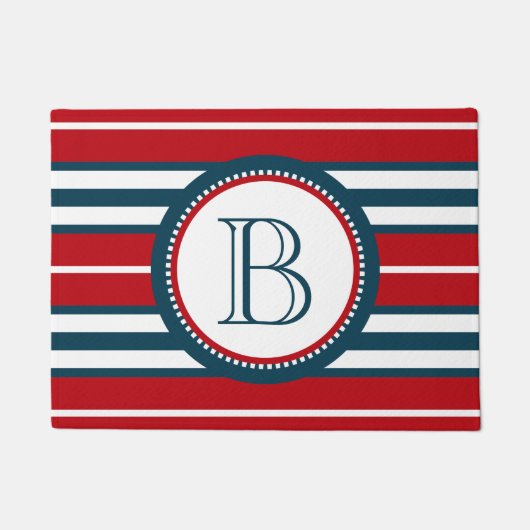 Monogrammdesign Fußmatte (Vorderseite)
