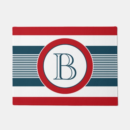 Monogrammdesign Fußmatte (Vorderseite)