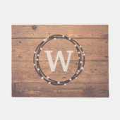 Monogrammdesign Fußmatte (Vorderseite)