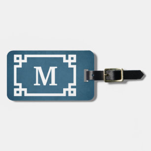 Monogrammdesign Gepäckanhänger