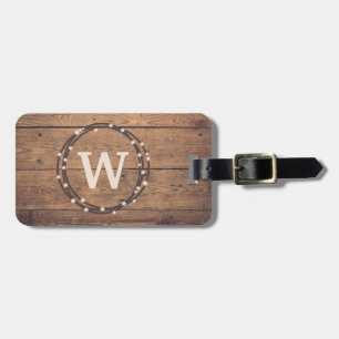 Monogrammdesign Gepäckanhänger