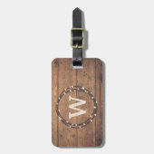 Monogrammdesign Gepäckanhänger (Vorderseite vertikal)
