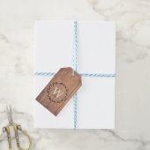 Monogrammdesign Geschenkanhänger (Mit Garn)