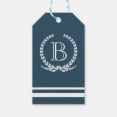 Monogrammdesign Geschenkanhänger (Vorderseite)