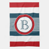 Monogrammdesign Geschirrtuch (Vertikal)