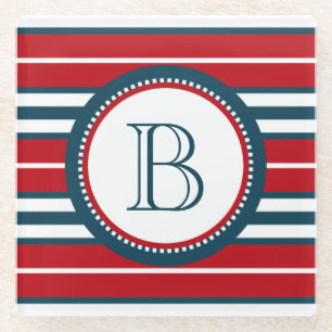 Monogrammdesign Glasuntersetzer