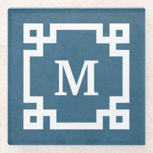 Monogrammdesign Glasuntersetzer