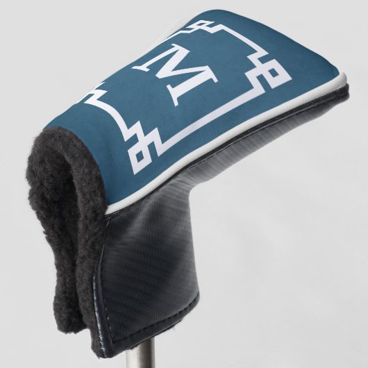 Monogrammdesign Golf Headcover (3/4 Vorderseite)