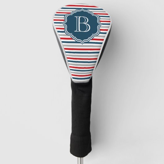 Monogrammdesign Golf Headcover (Vorderseite)