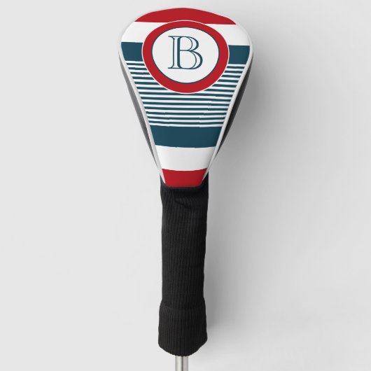 Monogrammdesign Golf Headcover (Vorderseite)