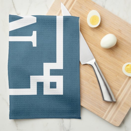 Monogrammdesign Handtuch (Viertel Falte)