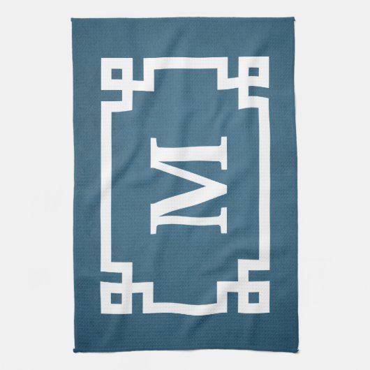 Monogrammdesign Handtuch (Vertikal)