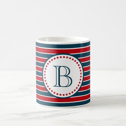 Monogrammdesign Kaffeetasse (Mittel)