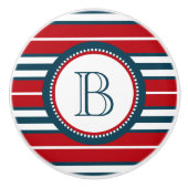 Monogrammdesign Keramikknauf (Vorderseite)