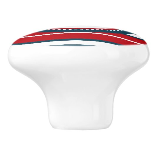 Monogrammdesign Keramikknauf (Seitenansicht)