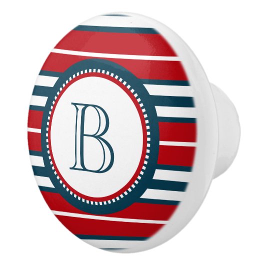 Monogrammdesign Keramikknauf (Rechts)