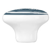 Monogrammdesign Keramikknauf (Seitenansicht)