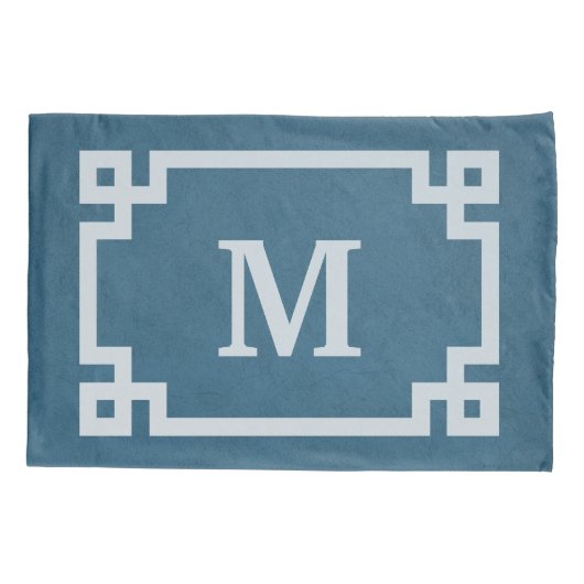 Monogrammdesign Kissenbezug (Rückseite)