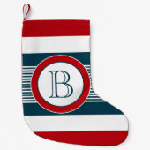 Monogrammdesign Kleiner Weihnachtsstrumpf (Vorderseite)