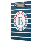 Monogrammdesign Klemmbrett (Links)