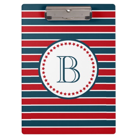 Monogrammdesign Klemmbrett (Vorderseite)