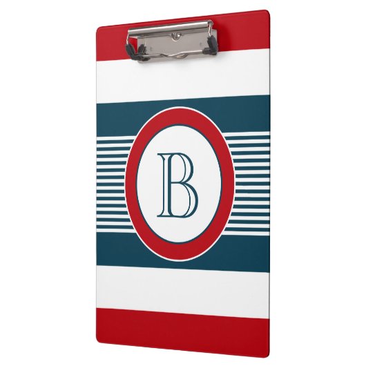 Monogrammdesign Klemmbrett (Links)