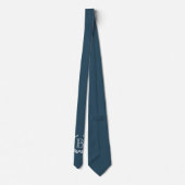 Monogrammdesign Krawatte (Rückseite)