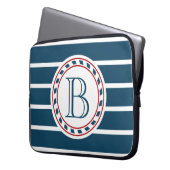 Monogrammdesign Laptopschutzhülle (Vorderseite Links)