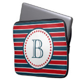 Monogrammdesign Laptopschutzhülle (Vorderseite Links)