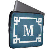 Monogrammdesign Laptopschutzhülle (Vorne Rechts)