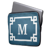 Monogrammdesign Laptopschutzhülle (Vorderseite Links)