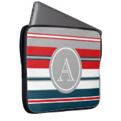 Monogrammdesign Laptopschutzhülle (Vorne Rechts)