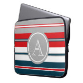 Monogrammdesign Laptopschutzhülle (Vorderseite Links)